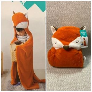 fox hooded blanket